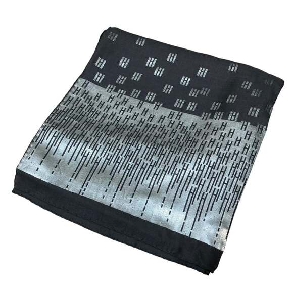 HERMES Gray Silk Scarf - Picture 1 of 9